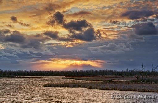 Swale Sunset_08191-2.jpg - Photographed along the Rideau Canal Waterway at Smiths Falls, Ontario, Canada.